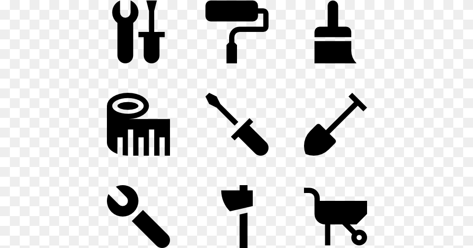 Tools Black And White Tools Icons, Gray Free Png Download