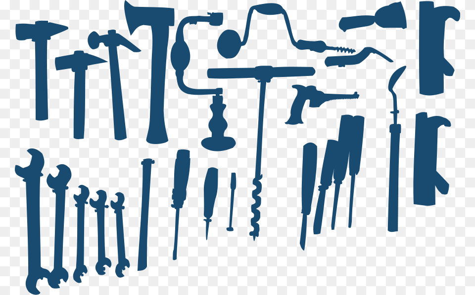 Tools On The Wall Clipart Transparent Tools Vector, Text, Art, Cross, Symbol Png Image