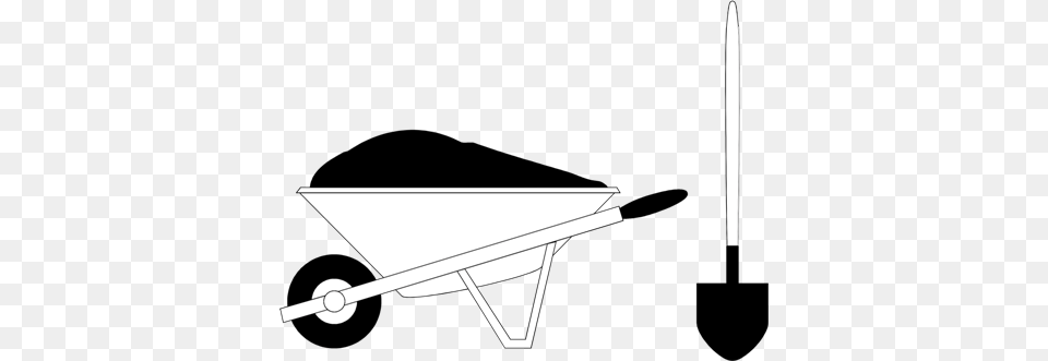 Tools Silhouette Hs Tool, Transportation, Vehicle, Wheelbarrow Png Image