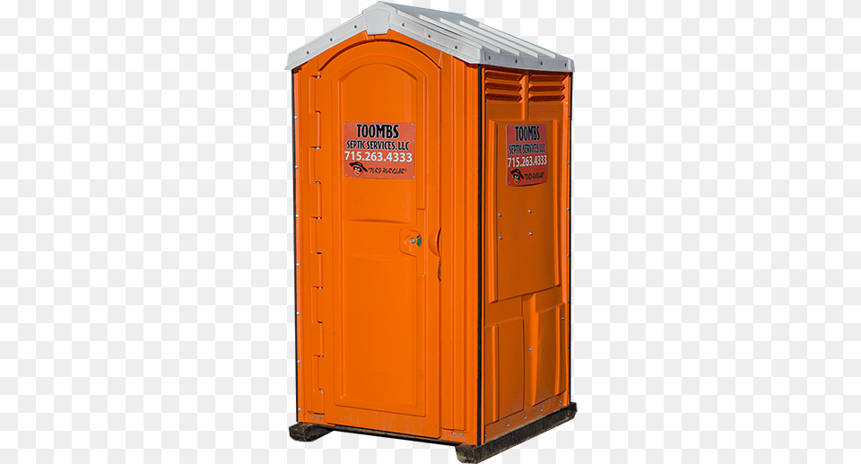 Toombs Septic Services Porta Potty Rentals Orange Porta Potty With Transparent Background, Mailbox, Outdoors Png Image