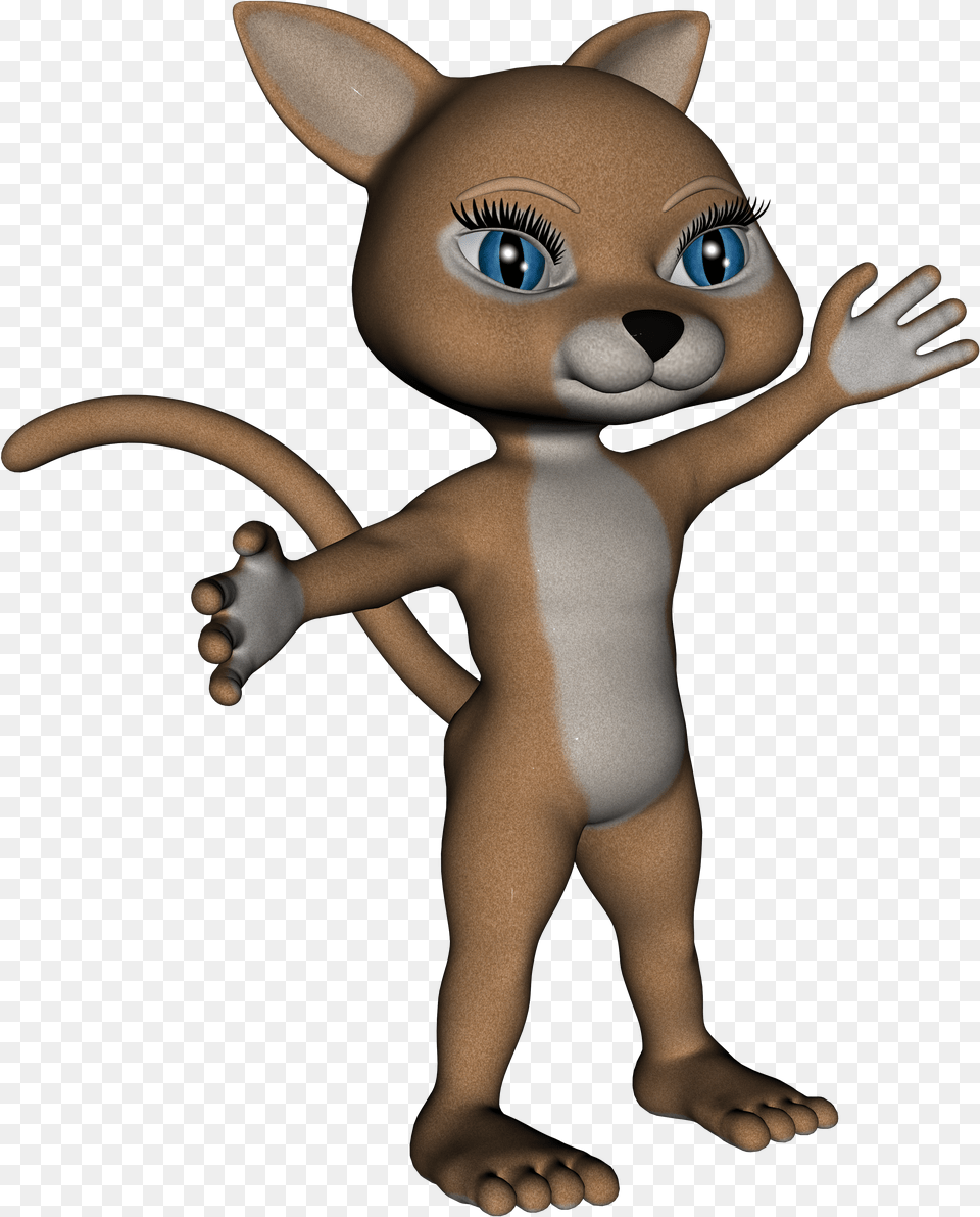 Toon Cat 1 Render Male Cat 3d Hq Photo Cartoon Free Png Download