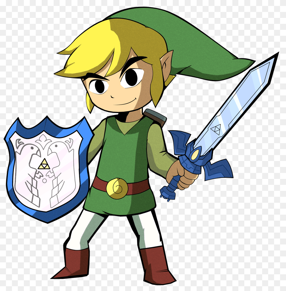 Toon Link, Baby, Person, Book, Comics Free Png Download