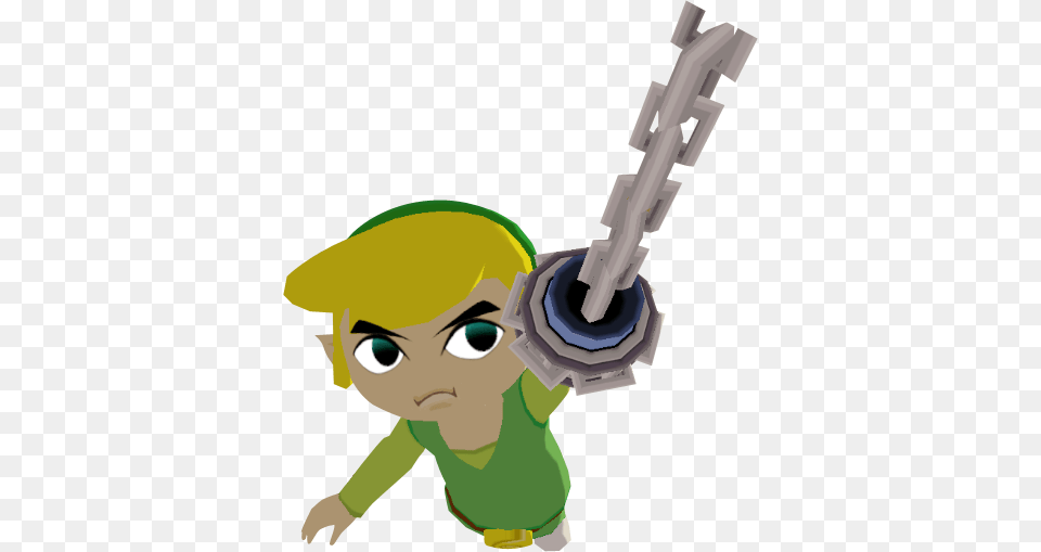 Toon Link Images Link With Hookshot Wallpaper And Background, Baby, Person, Face, Head Free Transparent Png