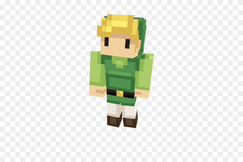 Toon Link Minecraft Skin, Green, Bulldozer, Machine Png Image