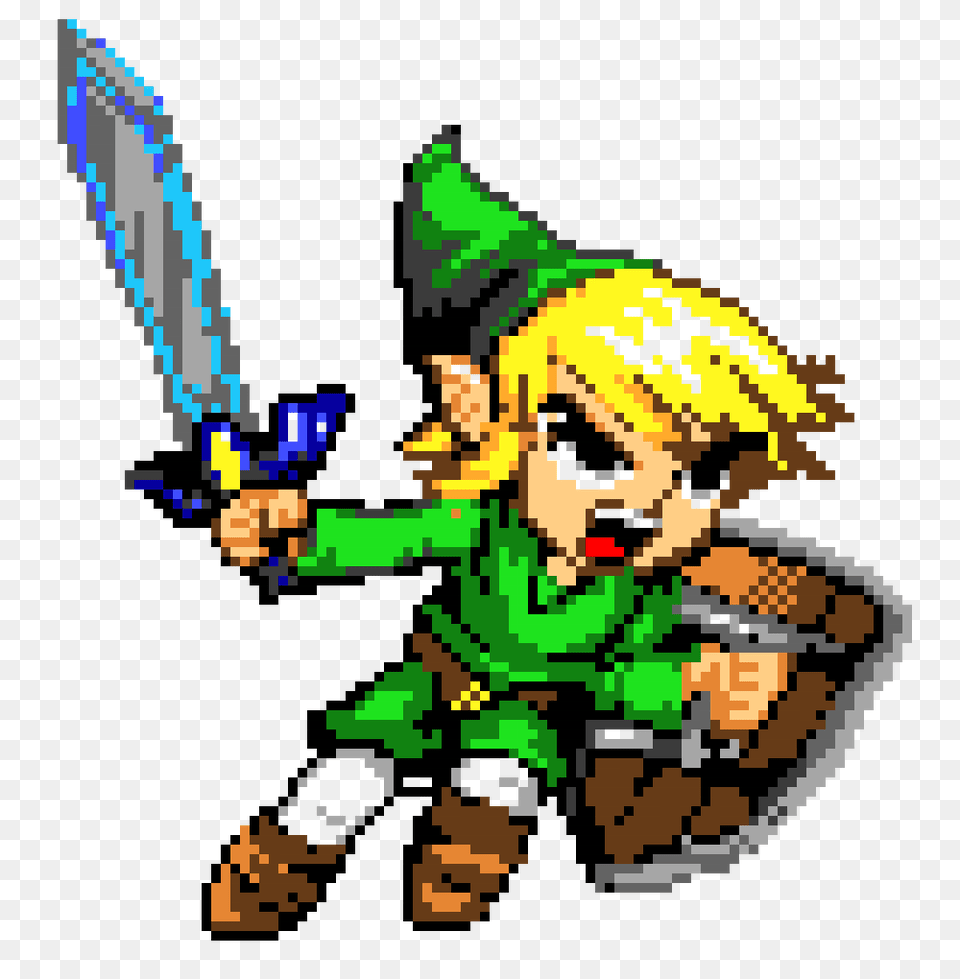 Toon Link Pixel Art Maker, Book, Comics, Elf, Publication Free Png Download