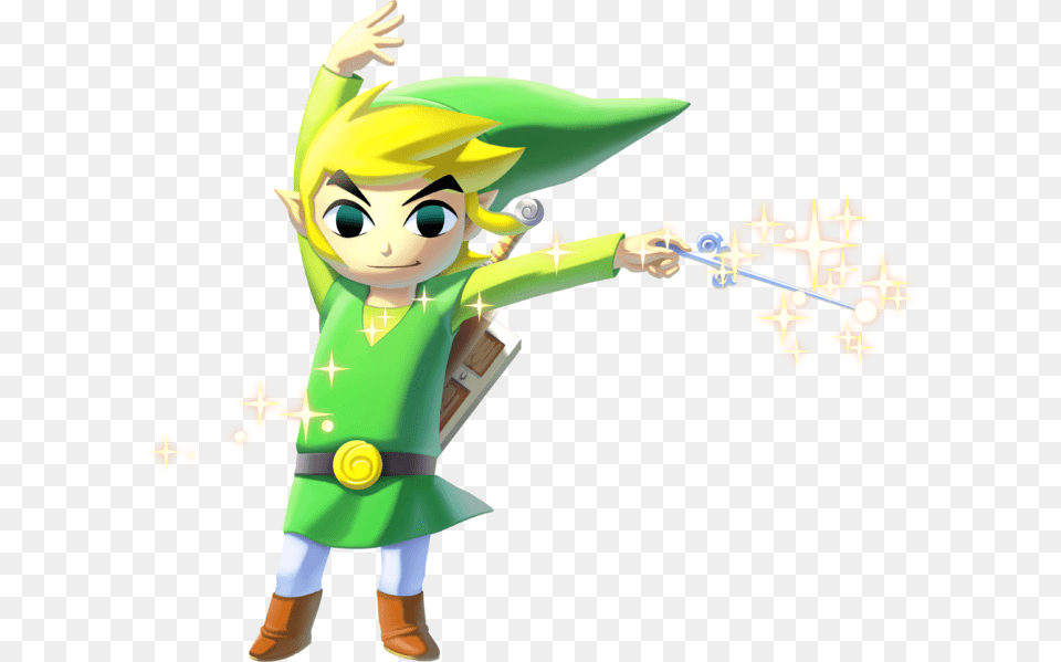 Toon Link The Awesome Zelda Wind Waker Link, Book, Comics, Publication, Baby Png