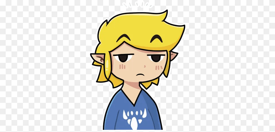 Toon Link Whatsapp Stickers Stickers Cloud Stickers De Toon Link, Baby, Person, Book, Comics Png