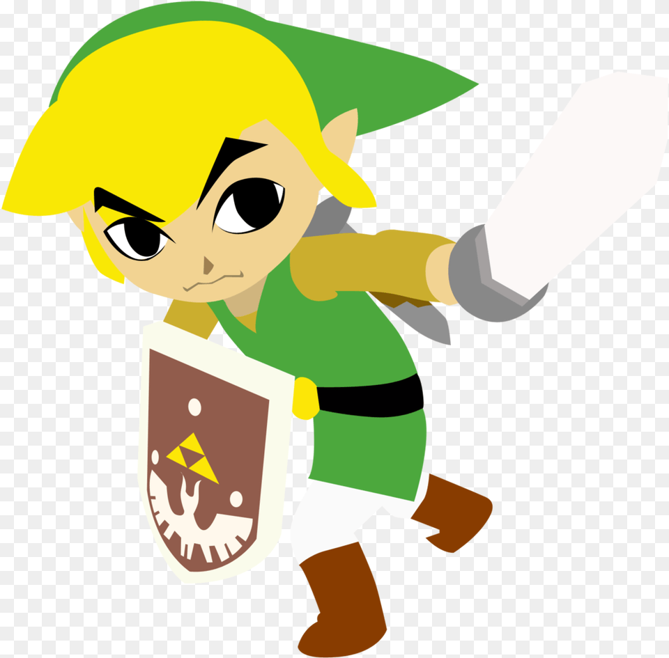 Toon Link Zelda Wind Waker, Baby, Person, Face, Head Free Transparent Png
