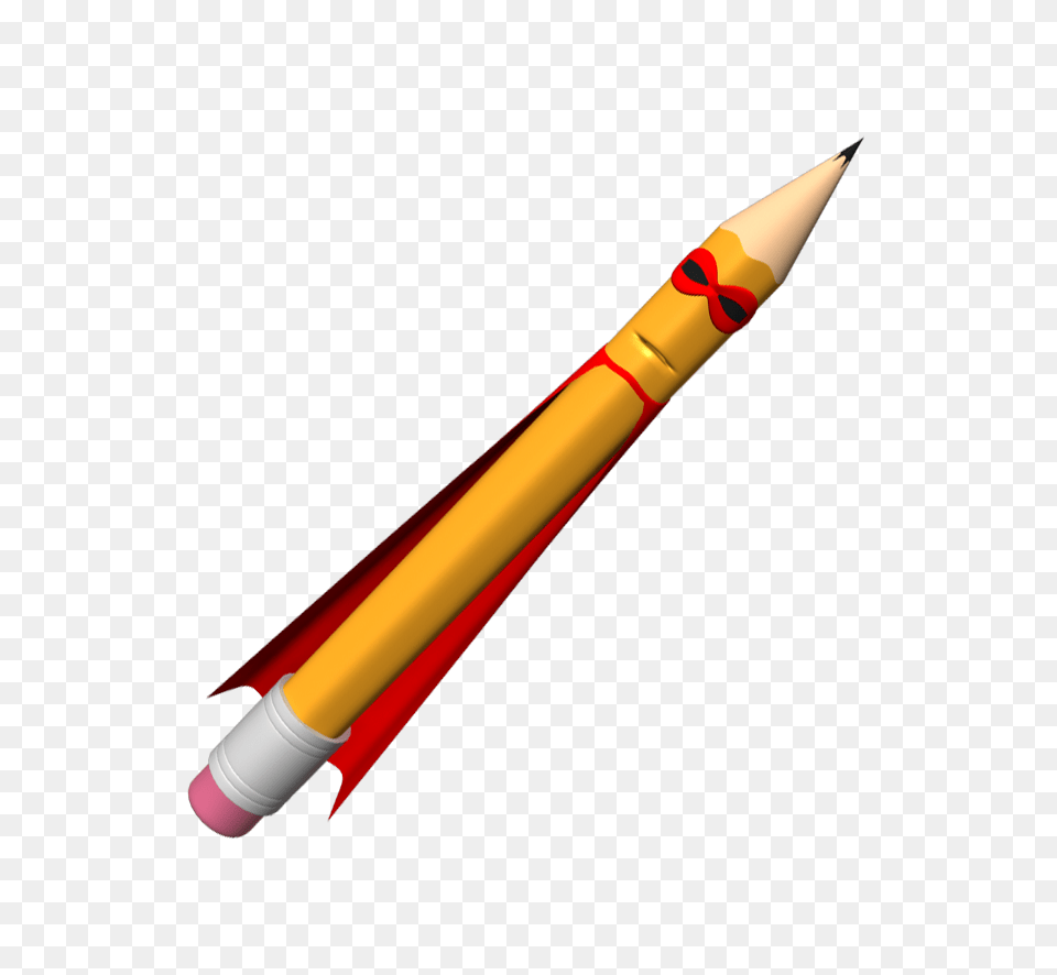 Toon Pencil Image Download For, Rocket, Weapon Png