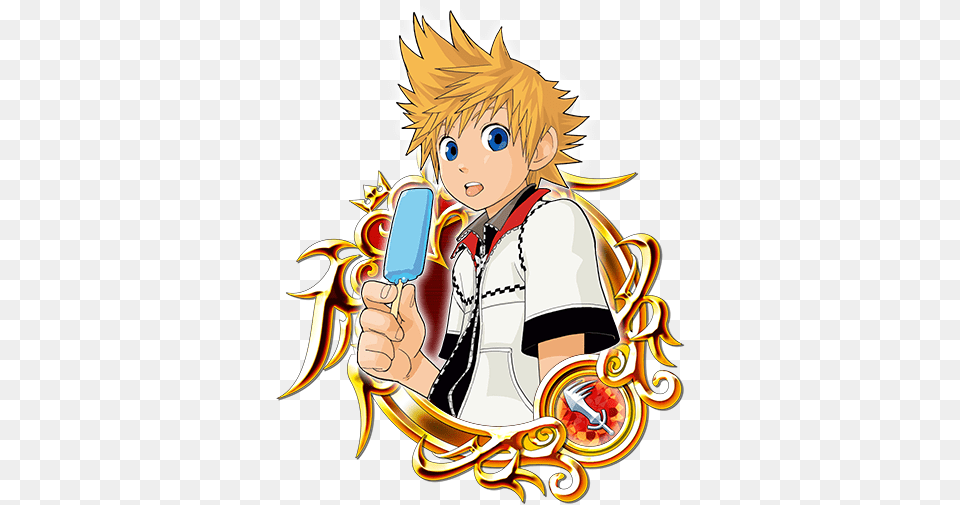 Toon Roxas And Pals Kingdom Hearts Union X Medal, Book, Comics, Publication, Baby Png