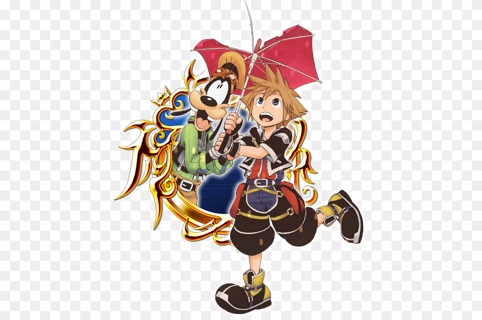 Toon Sora Goofy Mickey Mouse Kingdom Hearts 3, Book, Comics, Publication, Baby Free Transparent Png