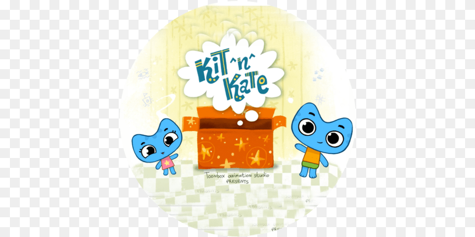 Toonbox Kit And Kate, Disk, Dvd Png