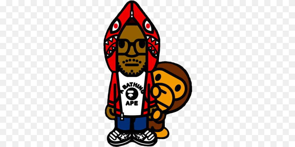 Toons Clipart Bape Kid Cudi Bape, Dynamite, Weapon, Art, Face Free Png Download