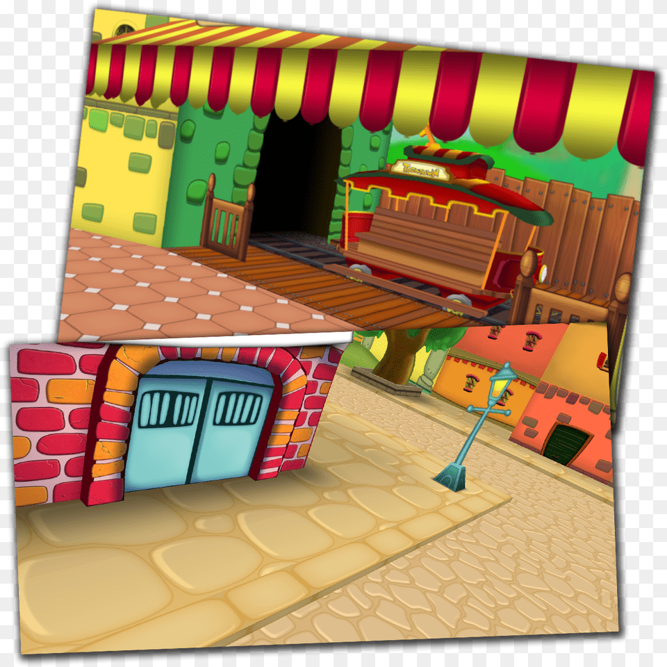 Toontown Graphics Update, Path, Indoors Free Png Download