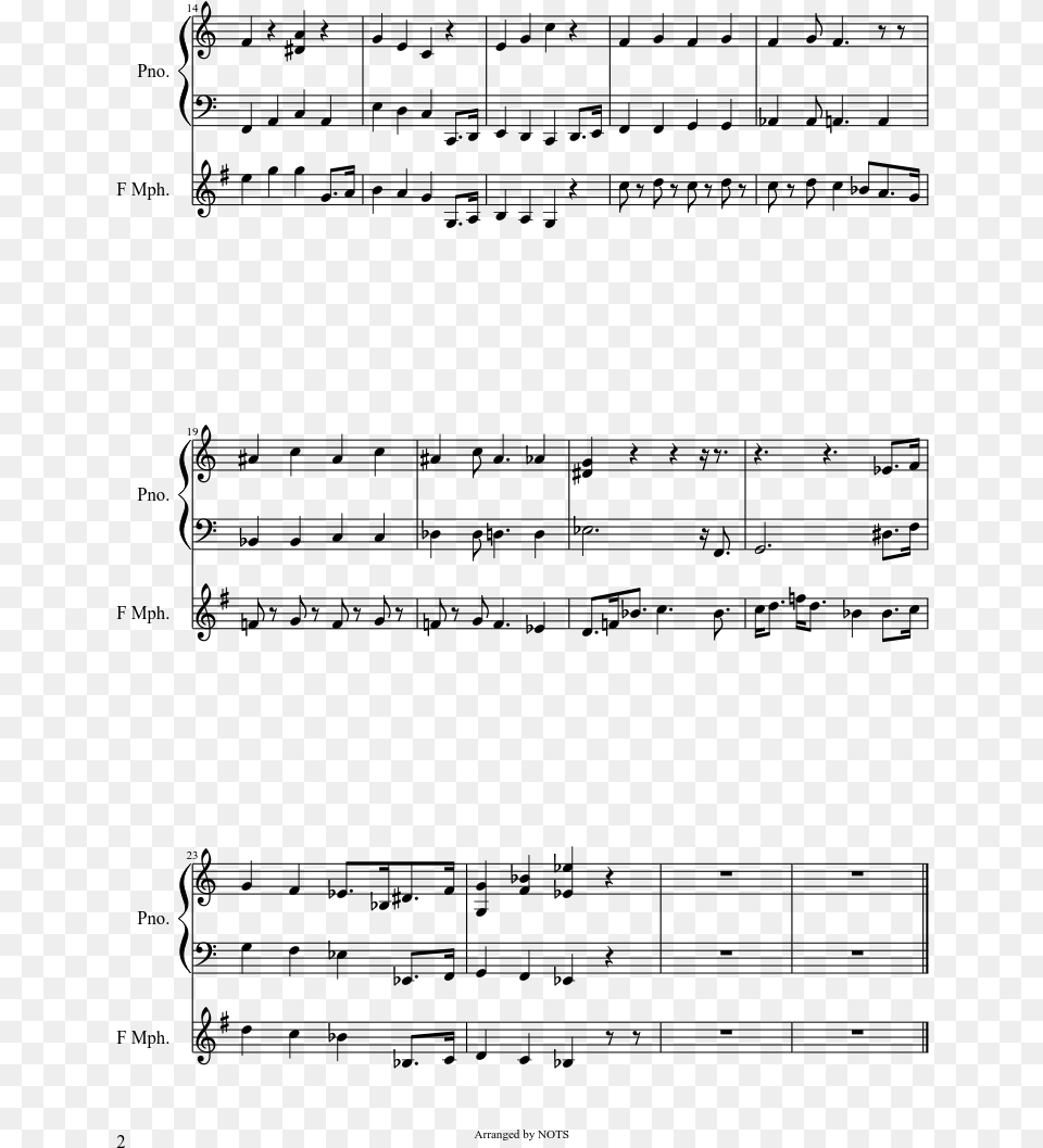 Toontown Theme Sheet Music Composed By 2 Of Toontown Theme Song Piano Sheet, Gray Free Transparent Png