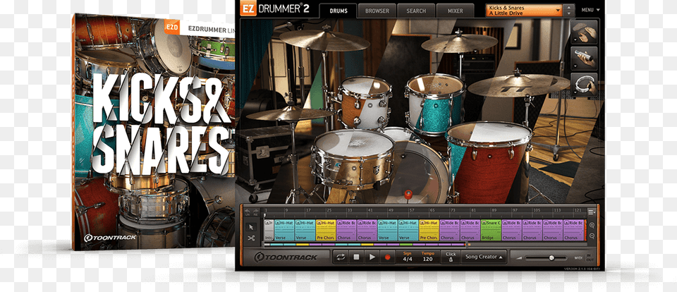 Toontrack Kicks Amp Snares, Drum, Musical Instrument, Percussion Png Image