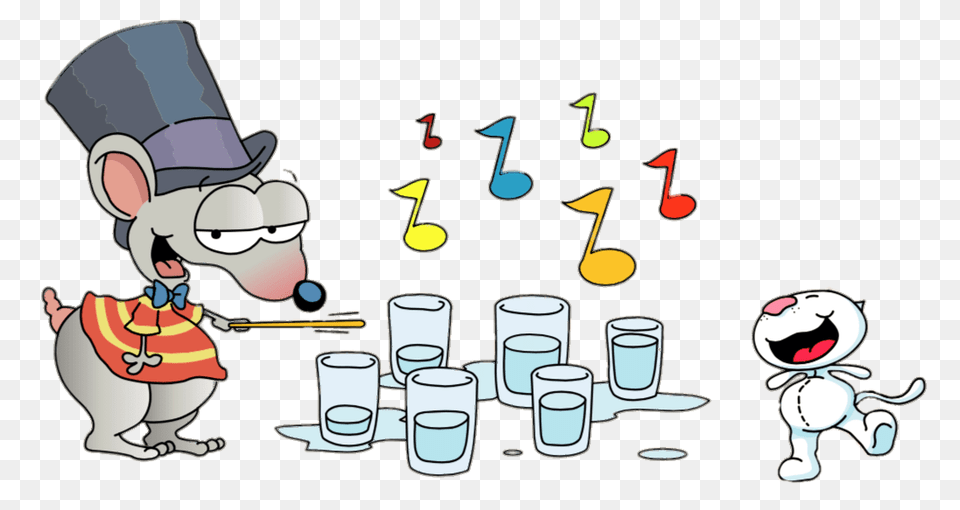 Toopy Binoos Glass Orchestra, Cartoon, Cup Free Transparent Png