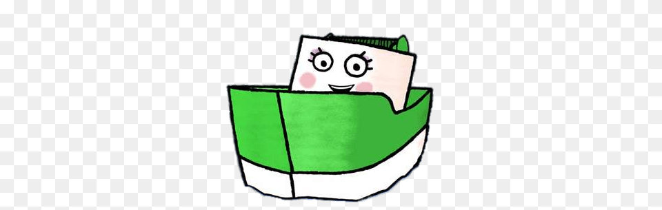 Toot Character Paula The Trawler, Green, Furniture, Diaper, Sticker Free Transparent Png