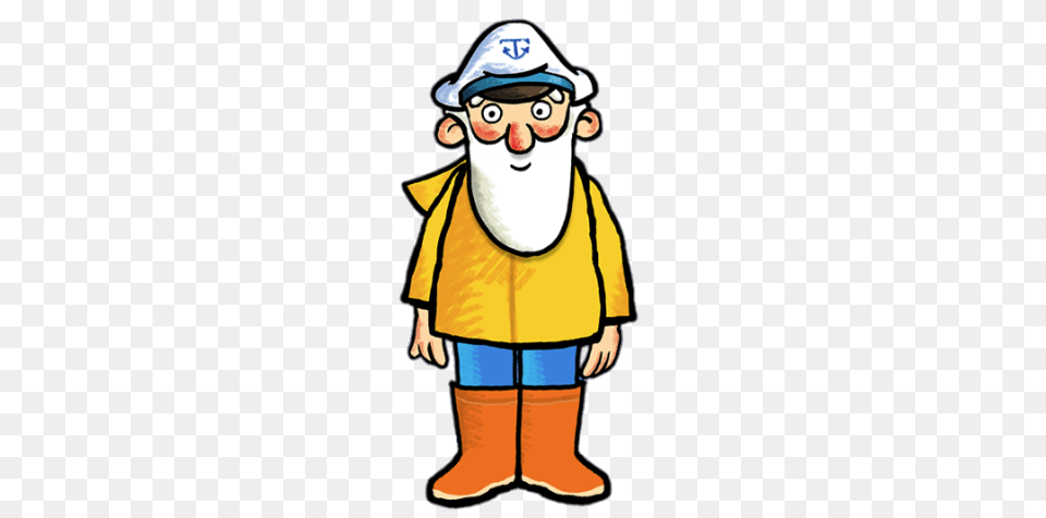 Toot Character The Harbour Master, Clothing, Coat, Baby, Person Free Transparent Png