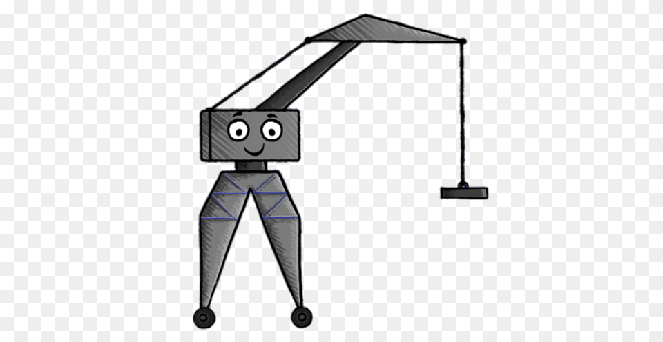 Toot Character Wayne The Crane, Construction, Construction Crane Png Image