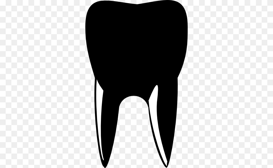 Tooth Black Cliparts, Animal, Mammal, Wildlife, Elephant Free Png Download