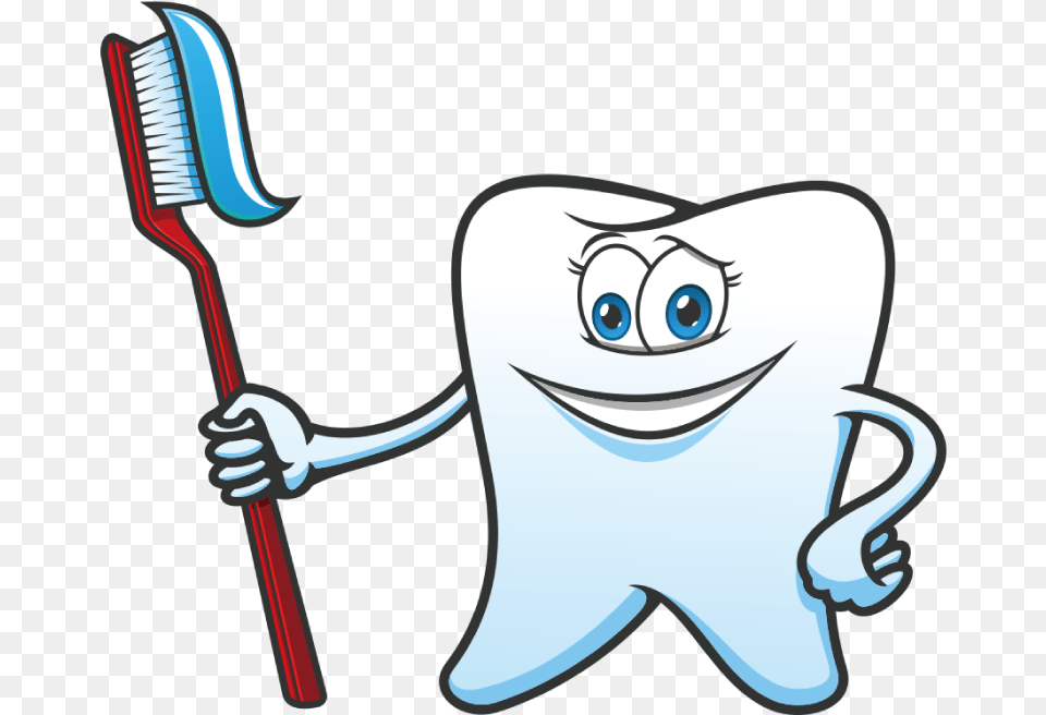 Tooth Clipart Toothpaste Cartoon Toothbrush And Toothpaste, Brush, Device, Tool Png