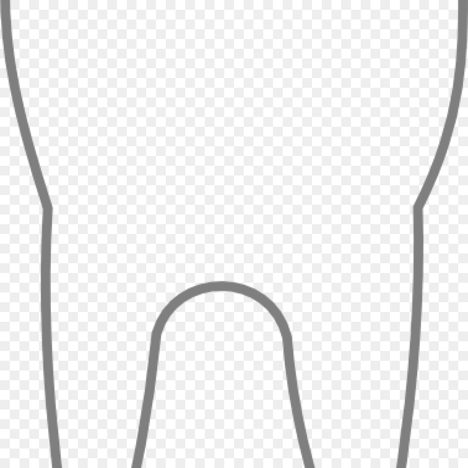 Tooth Clipart Transparent Tooth Clip Art At Clker Vector Transparent Teeth Clipart, Cutlery, Silhouette Free Png