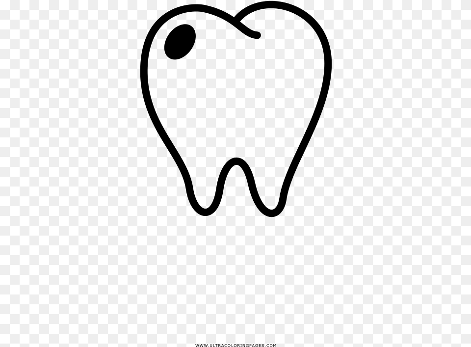 Tooth Coloring, Gray Free Png Download