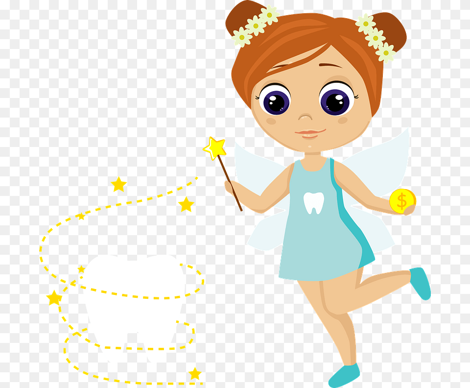 Tooth Fairy Clipart Cartoon, Baby, Person, Face, Head Png Image