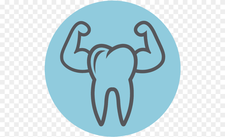 Tooth Icon Strong Tooth Icon, Animal, Elephant, Mammal, Wildlife Free Transparent Png