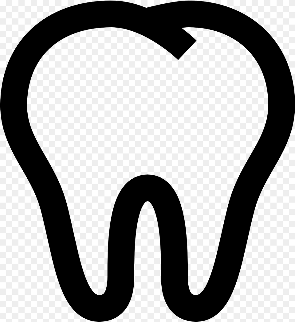 Tooth Icons Vector Free Teeth Icon, Gray Png Image