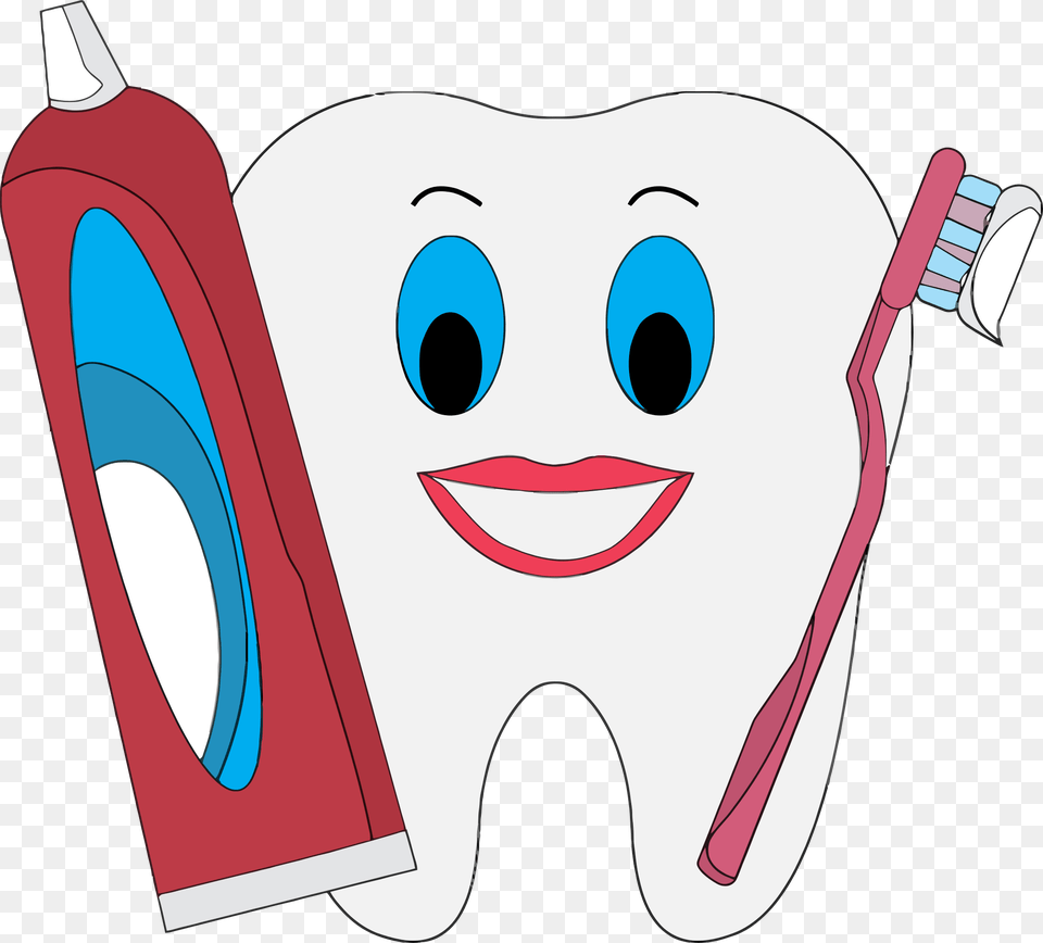 Tooth Paste And Brush, Device, Tool, Toothbrush, Baby Free Transparent Png