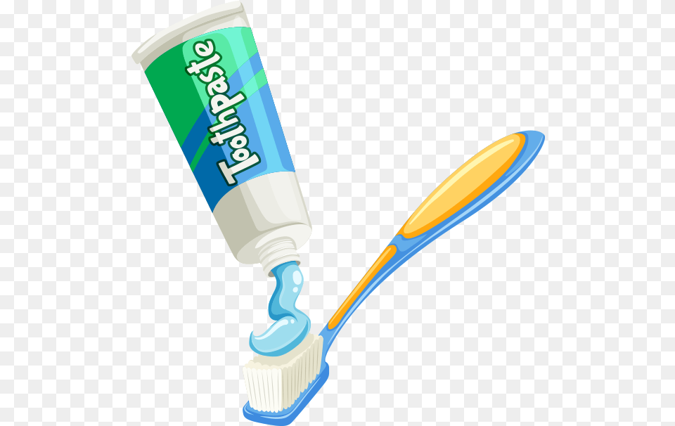 Tooth Paste On Brush Clipart Clip Art Toothbrush Paste, Toothpaste, Smoke Pipe Png Image