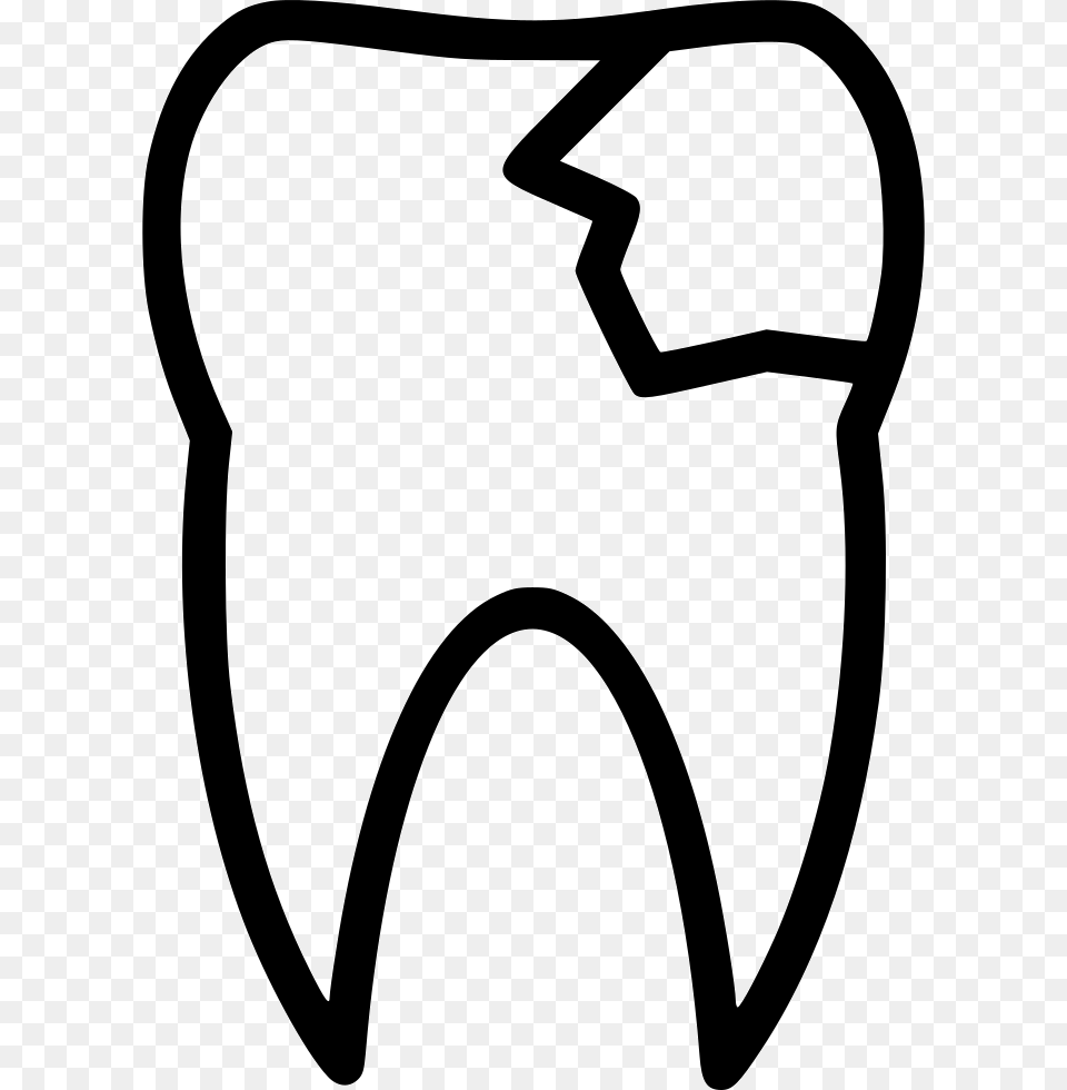 Tooth Teeth Chipped Broken Teeth Icon, Logo, Stencil, Smoke Pipe, Symbol Png