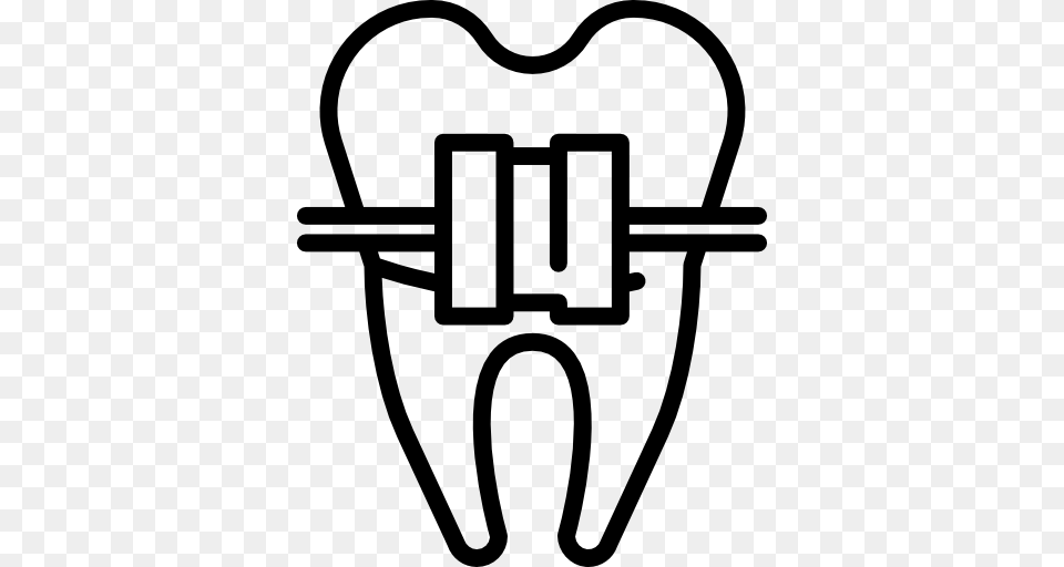 Tooth With Braces, Stencil, Adapter, Electronics, Gas Pump Png