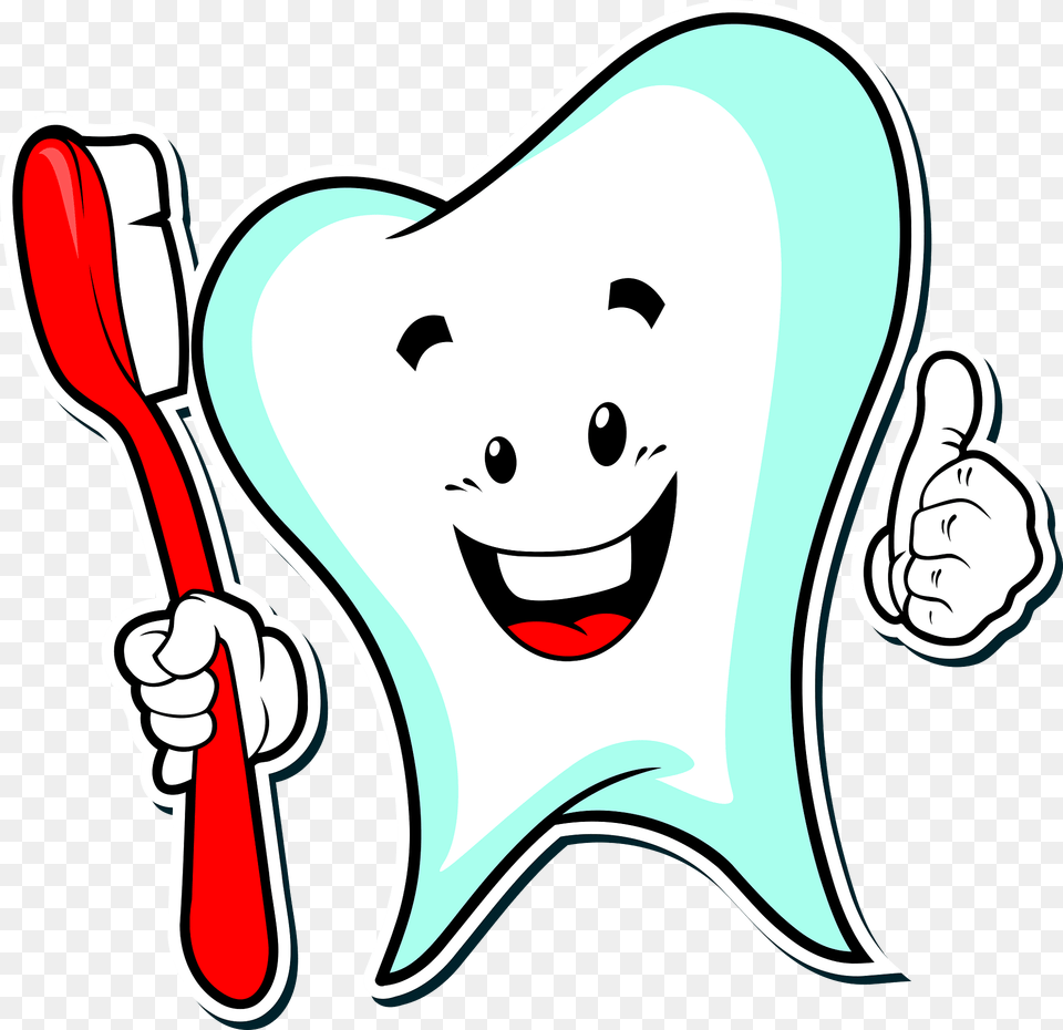 Tooth With Toothbrush Clipart, Brush, Device, Tool, Face Png Image
