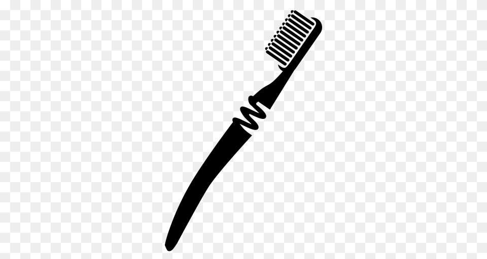 Toothbrush, Gray Free Png