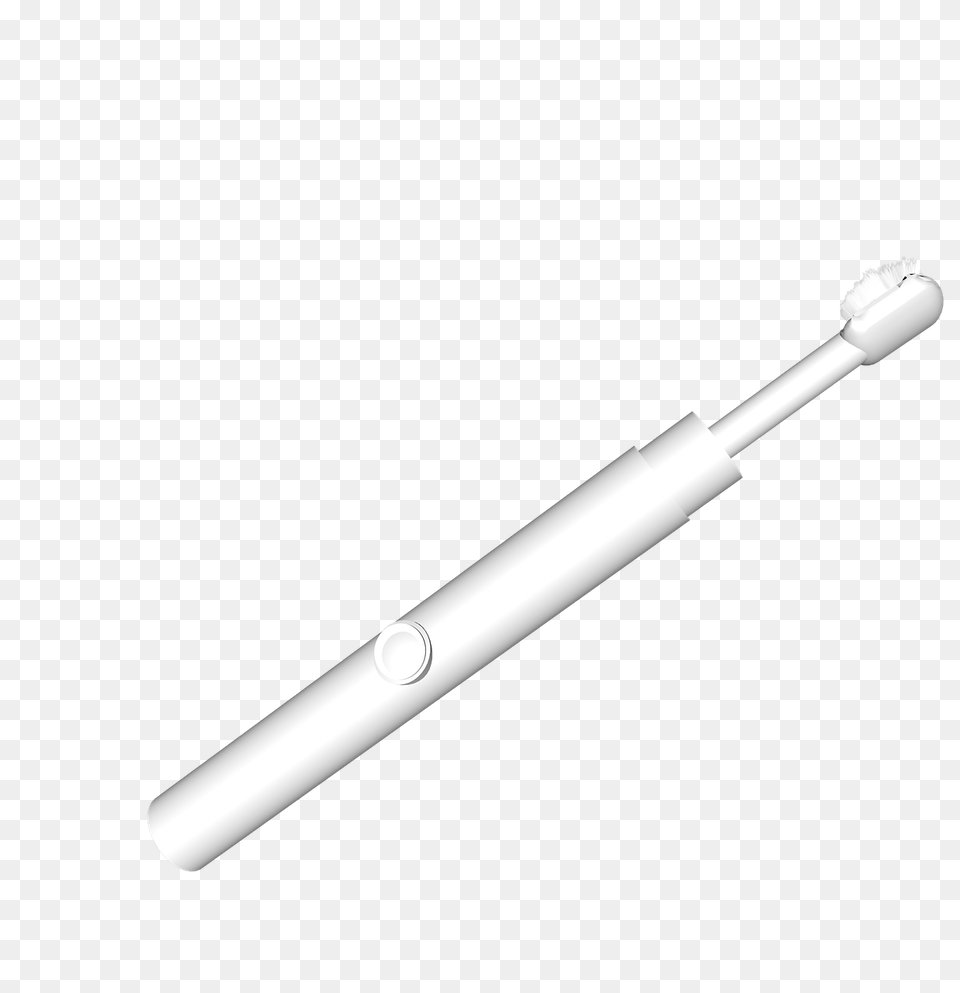 Toothbrush All White, Brush, Device, Tool Free Png