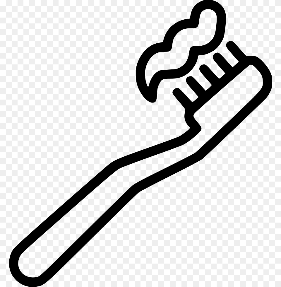 Toothbrush And Mouthwash Clip Art, Brush, Device, Tool, Smoke Pipe Png Image