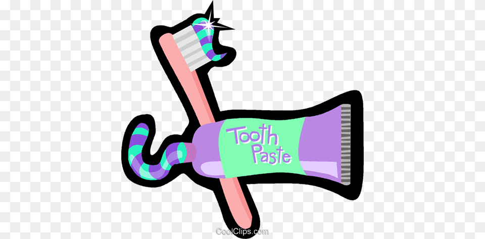 Toothbrush And Toothpaste Royalty Vector Clip Art, Brush, Device, Tool, Smoke Pipe Free Transparent Png