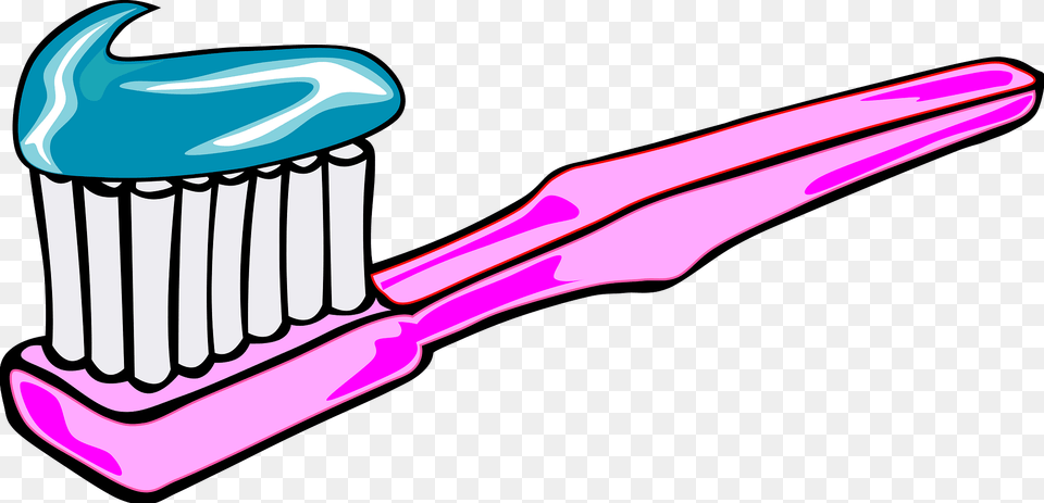 Toothbrush Clipart, Brush, Device, Tool, Toothpaste Free Png