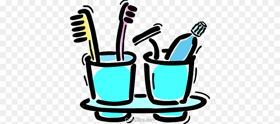 Toothbrush With Razor And Toothpaste Royalty Vector Toothbrush And Toothpaste Cartoon, Brush, Device, Tool, Smoke Pipe Free Png