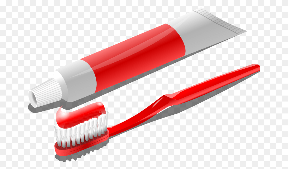 Toothbrush With Toothpaste 2 By Gustavorezende, Brush, Device, Tool Png Image