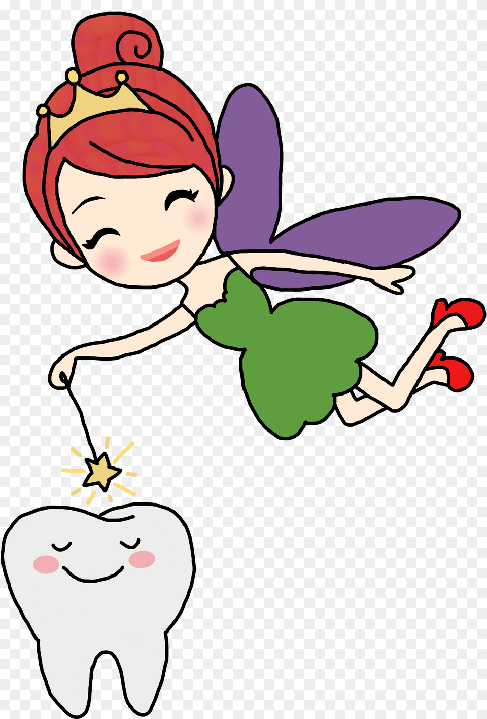Toothfairy Wand Magic Kids Cartoon Tooth Star Cartoon Tooth Fairy, Baby, Person, Face, Head Free Transparent Png