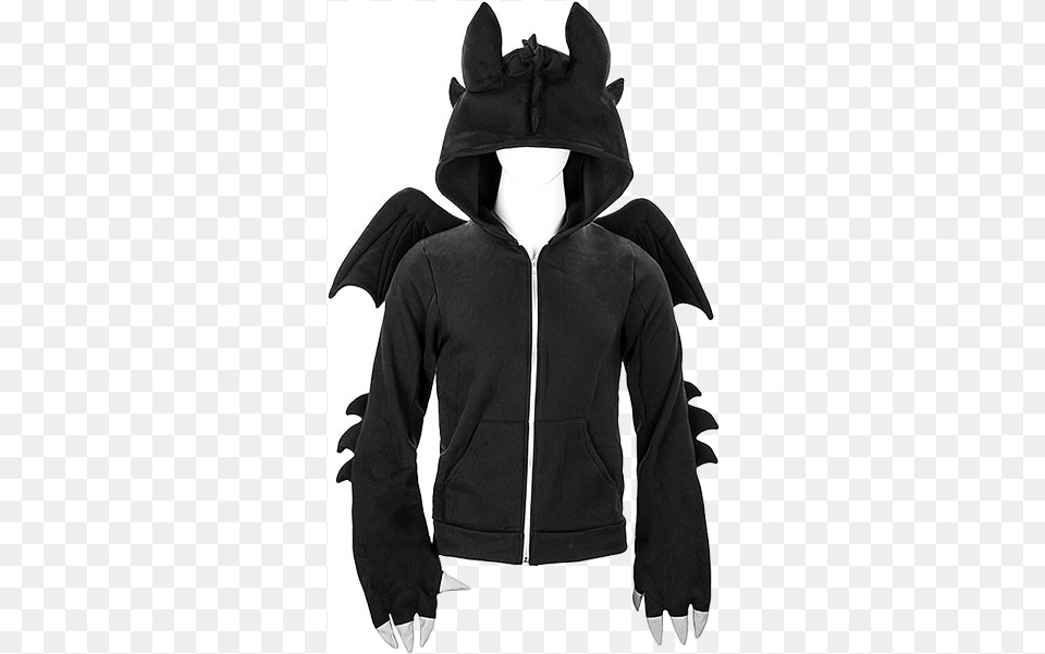 Toothless Dragon Costume For Teens, Clothing, Hood, Hoodie, Knitwear Free Png Download