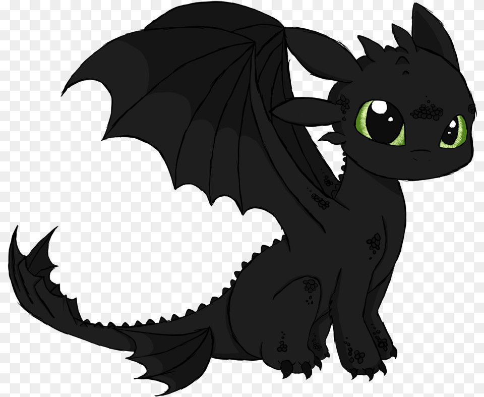 Toothless Drawing How To Train Your Dragon Black And El Dragon Negro Dibujo, Baby, Person Png Image