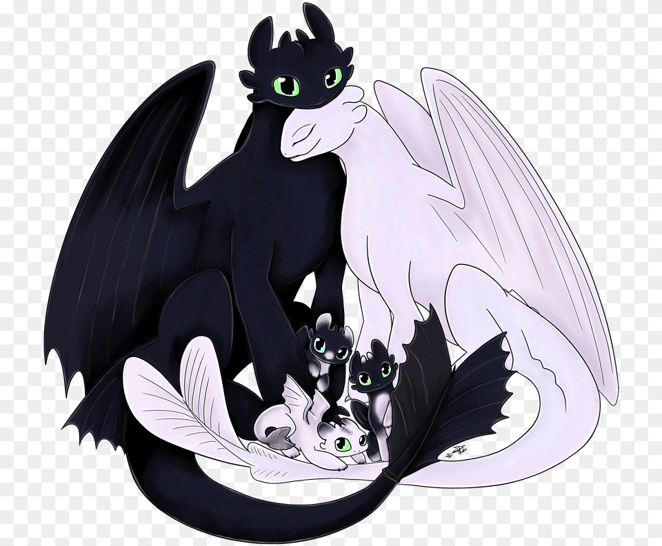 Toothless Family Png