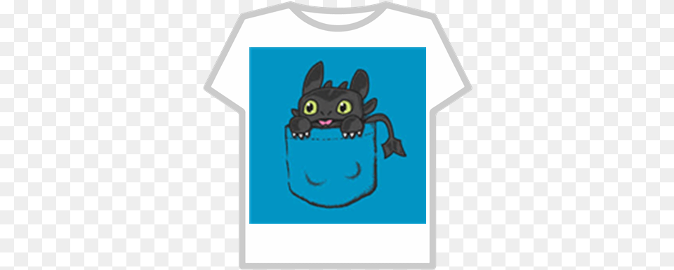 Toothless In My Pocket Roblox Storyshift Chara T Shirt Roblox, Clothing, T-shirt Free Transparent Png