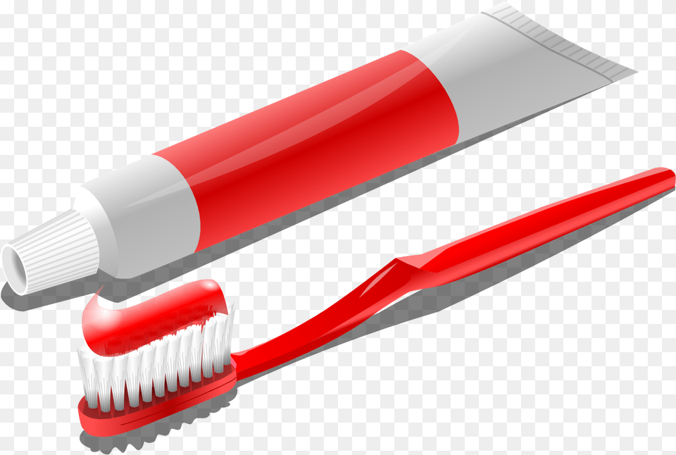 Toothpaste With Brush Things Used For Personal Hygiene, Device, Tool, Toothbrush Free Png Download
