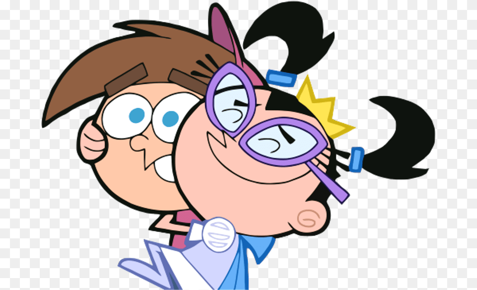 Tootie With Timmy Timmy Turner And Tootie, Cartoon, Baby, Person, Book Free Transparent Png
